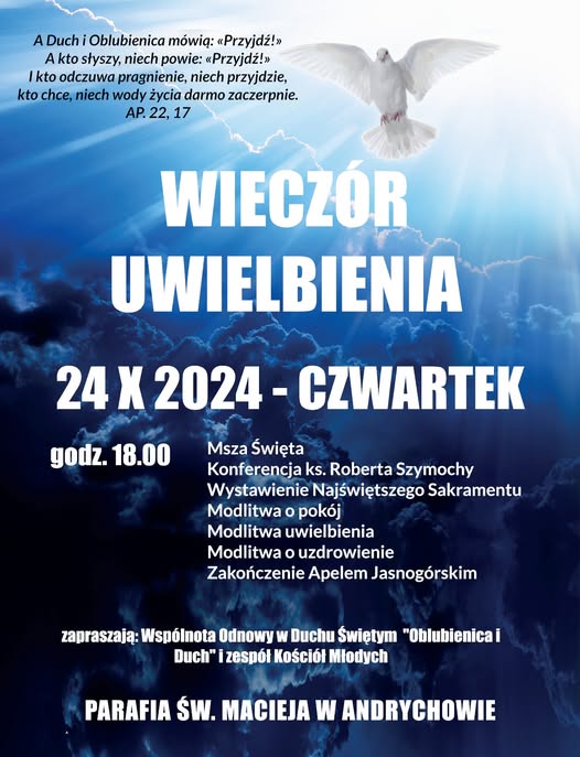 Wieczór Uwielbienia w październiku