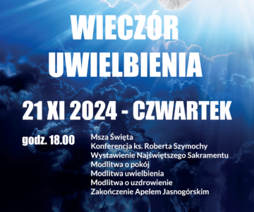 Wieczór Uwielbienia – listopad