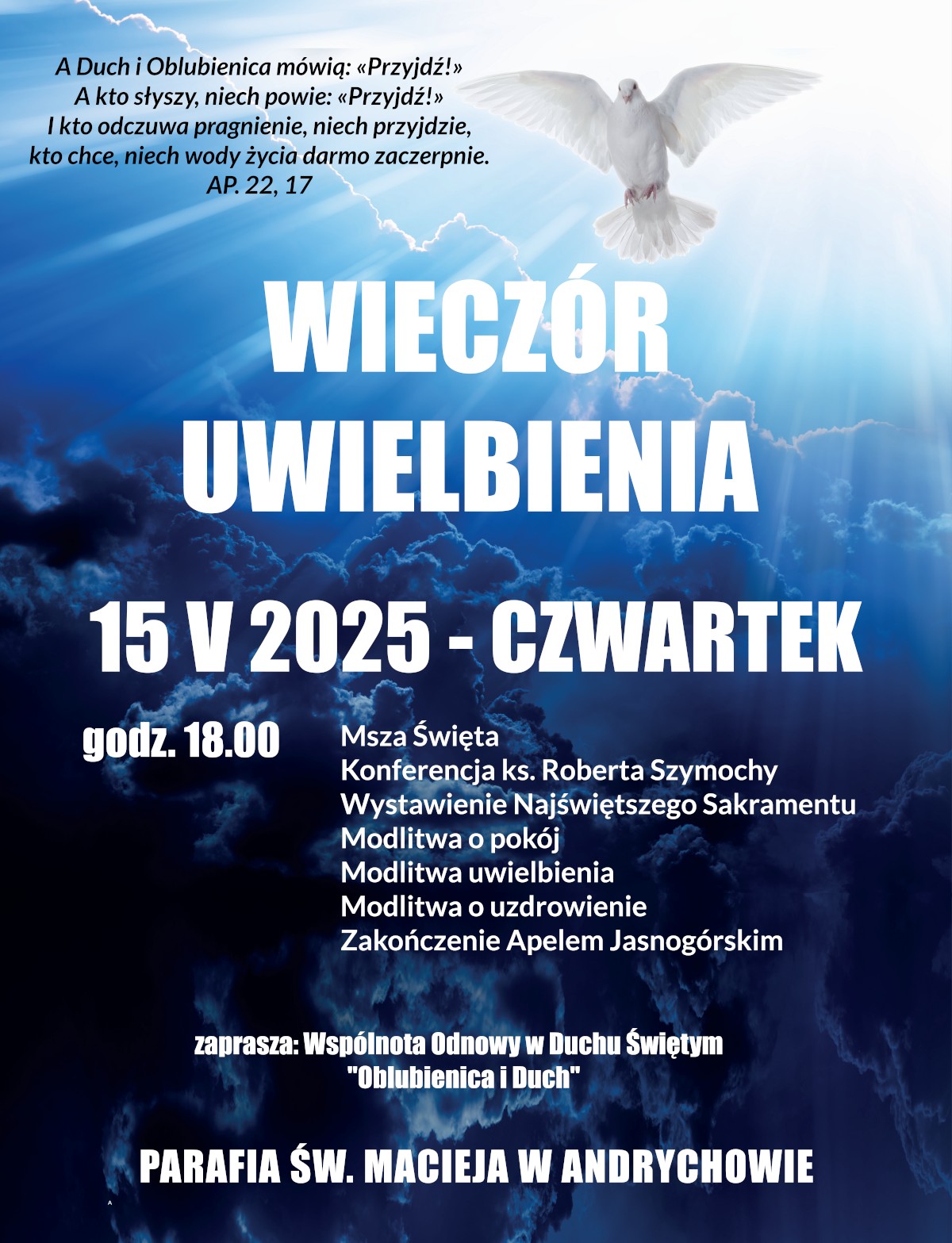 Majowy Wieczór Uwielbienia