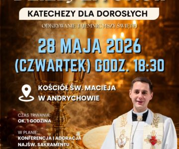 Zapraszamy na kolejną Katechezę dla dorosłych