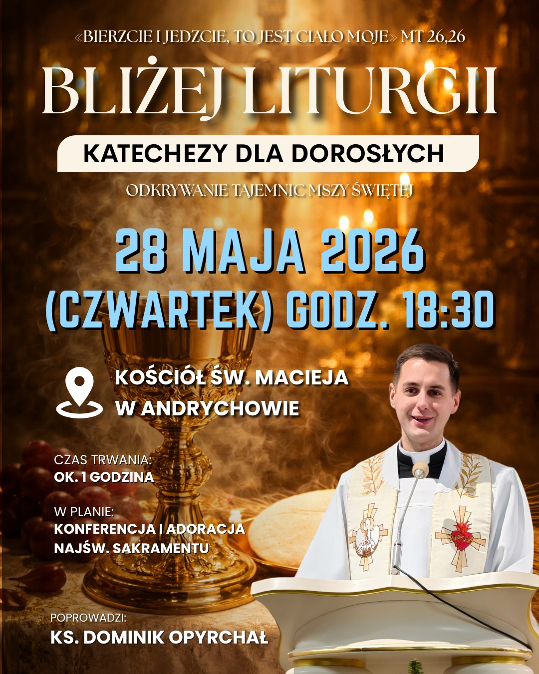 Zapraszamy na kolejną Katechezę dla dorosłych